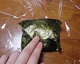 モノクロブーおにぎり【キャラ弁】作り方9写真