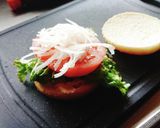 おうちカフェ★でっかいハンバーガー作り方6写真