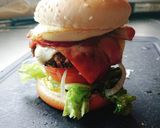 おうちカフェ★でっかいハンバーガー作り方8写真