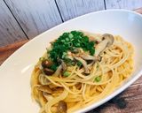 きのことツナの簡単ワンパン和風パスタ作り方5写真