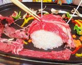 お祝い・おうちパーティーに♪肉ケーキ作り方3写真