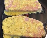 厚切りハムのチーズピカタ作り方3写真