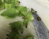 岩塩で食べるふきのとう天ぷら作り方2写真