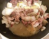 加水無し!!鶏もも肉とレバーの旨煮作り方6写真