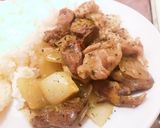 加水無し!!鶏もも肉とレバーの旨煮作り方10写真