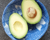 硬いアボカド★ほくほく熱々に冷納豆が旨い作り方1写真