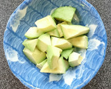 硬いアボカド★ほくほく熱々に冷納豆が旨い作り方2写真