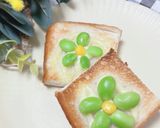 ♡枝豆とマヨコーンお花トースト♡作り方2写真
