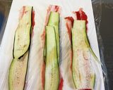 茄子と豚肉のくるくる焼き作り方4写真
