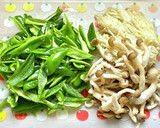 ピーマンときのこのバター醤油炒め作り方1写真