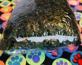 牛小間玉子にんじんれん草で折り畳みキンパ作り方8写真
