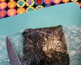 牛小間玉子にんじんれん草で折り畳みキンパ作り方9写真