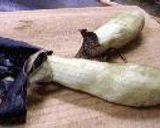 納豆と焼き茄子サラダの手巻き海苔作り方3写真