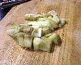 納豆と焼き茄子サラダの手巻き海苔作り方4写真