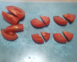 トマトと牛肉のフワトロ卵炒め作り方3写真