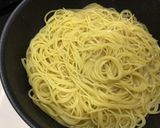 ワカサギと水菜のパスタ作り方6写真