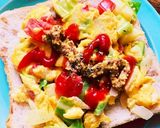 スペイン風!スクランブルエッグトースト作り方6写真