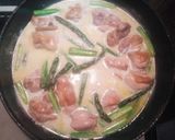 絶品☆鶏肉とアスパラガスのクリームパスタ作り方3写真