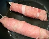ハリッサソースで！もやしの旨辛豚肉巻き作り方5写真