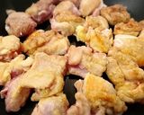鶏肉と茄子とピーマンの麺つゆバター炒め♪作り方4写真