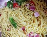 タラの芽とベーコンのパスタ作り方6写真