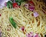 タラの芽とベーコンのパスタ作り方6写真
