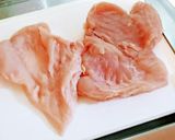 柔らか♡鶏胸肉で我が家の鶏カツ作り方1写真