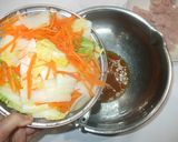白菜魚肉ソーセージのレモン和え♪簡単作り方10写真