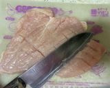 俺流!柔らか鶏ムネ肉のガーリックステーキ作り方2写真