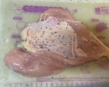 俺流!柔らか鶏ムネ肉のガーリックステーキ作り方3写真