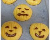 ♪かぼちゃの顔した･ハロウィンパン♪作り方8写真