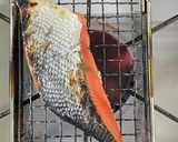 ソロキャンプ用・鮭と舞茸の炊き込みご飯作り方1写真