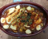餅とカレーをオーブンで焼いたやつ作り方6写真