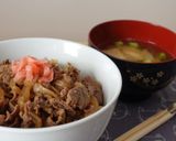 アク抜きなし、簡単１５分で出来る美味牛丼作り方7写真