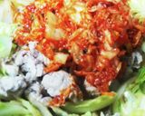 ぶっこみ☆豚キムチ丼♪作り方5写真