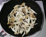 フライパン一つで豚肉ときのこのパスタ作り方2写真