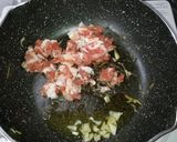 フライパン一つで豚肉ときのこのパスタ作り方3写真