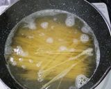 フライパン一つで豚肉ときのこのパスタ作り方5写真