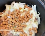#蒸し大豆で作る時短#ポークビーンズ作り方4写真