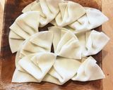 餃子の皮でラビオリ！コク旨ペスカトーレ♪作り方6写真