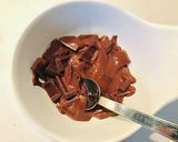 お皿一つ、レンジで簡単チョコの溶かし方作り方3写真