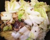 簡単!サバ缶と白菜のトロトロ生姜煮!作り方3写真