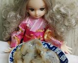リカちゃん♡貝ひもカイワレ出汁和え作り方1写真