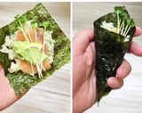 ワインに合う!簡単☆洋風手巻き寿司作り方4写真
