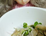 リカちゃん♡貝ひもカイワレ出汁和え作り方9写真