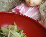 リカちゃん♡貝ひもカイワレ出汁和え作り方13写真