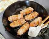 お弁当にも♪ご飯泥棒なウインナーの肉巻き作り方5写真