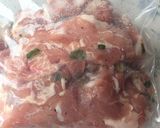 鶏モモ　ねぎ塩だれ作り方1写真