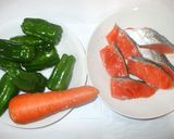 鮭のビタミン中華風炒め♪漢方食養生作り方1写真