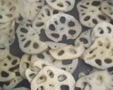 13分◎フライパンでうす塩レンコンチップ作り方1写真